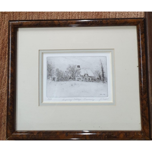 1031 - Two framed Tiles along with a quantity of framed Engravings and Prints.