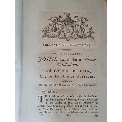 628 - The Statutes at large passed in the Parliaments held in Ireland from the Third year of Edward II A.D... 