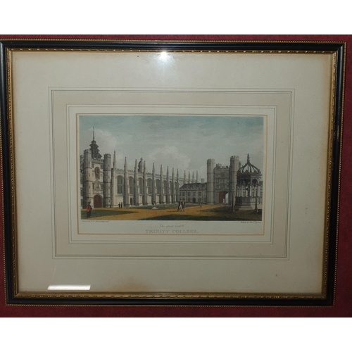 995 - A good quantity of 19th Century coloured Engravings of architectural buildings.