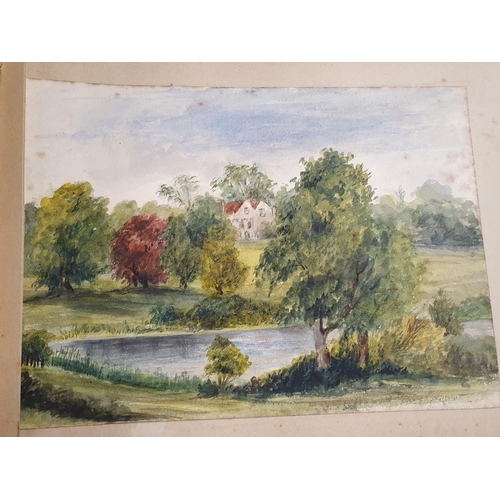 134 - A fantastic quantity of 19th Century Watercolours of Irish Scenes. 'Sketches of Nature'. Monogrammed... 