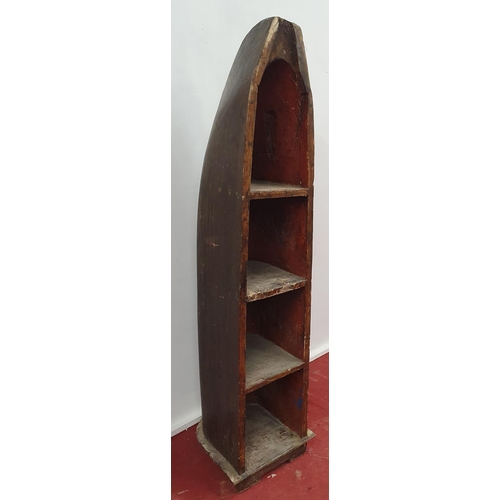 524 - Floki Boat Cabinet. 43W x 43D x 210H cms approx.