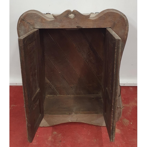 531 - A timber Wall Cabinet used in many scenes and series. 63W x 48D x 100H cms approx.