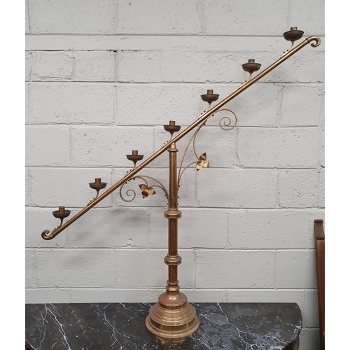 648 - A magnificent pair of stepped graduated Candelabra. 93H cms approx.