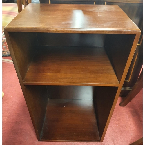 114 - A Rosewood miniature set of Shelves.