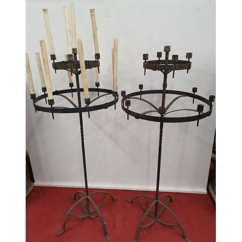 650 - Withdrawn;A fantastic pair of Iron Candelabra used in many scenes of Game of Thrones. (rented by the... 