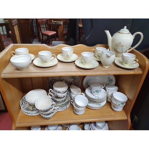 279 - A large quantity of decorative China to include Arklow Swanlake pattern Coffee Set, Myott, Royal Sta... 