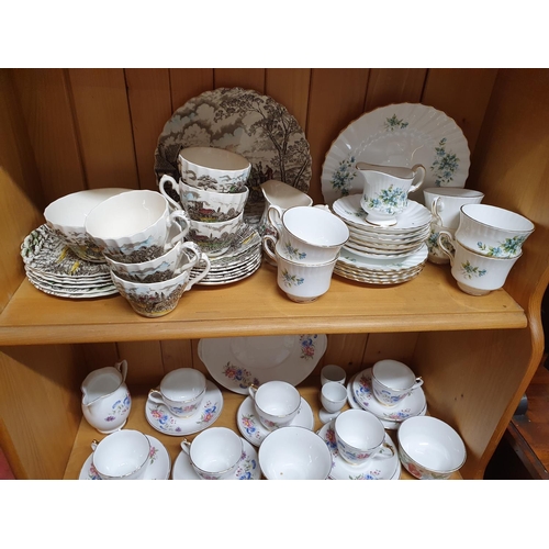 279 - A large quantity of decorative China to include Arklow Swanlake pattern Coffee Set, Myott, Royal Sta... 