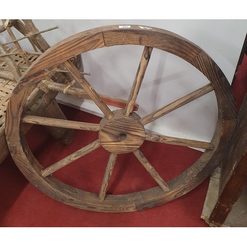 654 - A Timber Wheel. 80D cms approx.