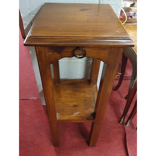 150 - A 19th Century Mahogany square Side Table in the Chinese Chippendale taste. 42 x 42 x H 75 cms appro... 