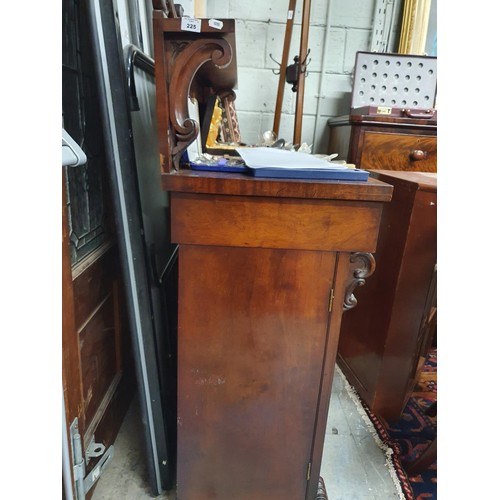 225 - A good early 19th Century Mahogany Chiffonier with gallery top. W 110 x D 46 x H 134 cms.