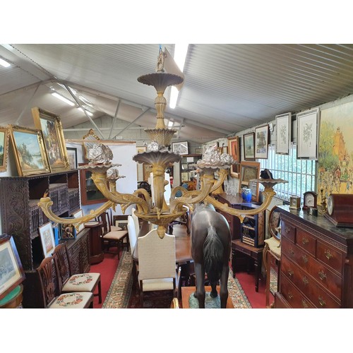 346 - A fantastic early 19th Century Regency Mahogany Irish Sideboard of substantial nature with Brass and... 