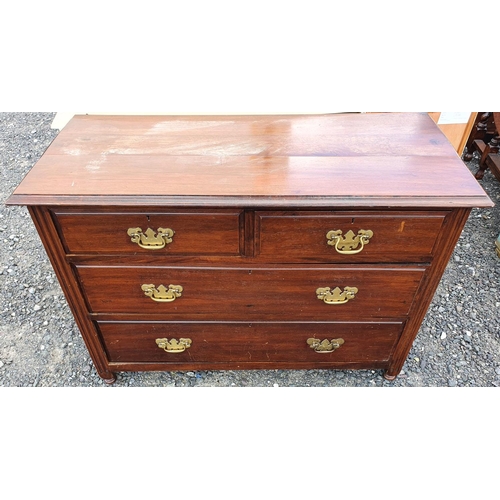 188 - A late 19th Century Chest of Drawers. 107W x 48D x 72H cms approx.