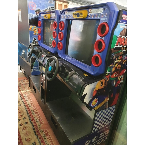 311 - Mario Kart dual player Arcade Machine. Please note all arcade machines are sold as seen and not subj... 