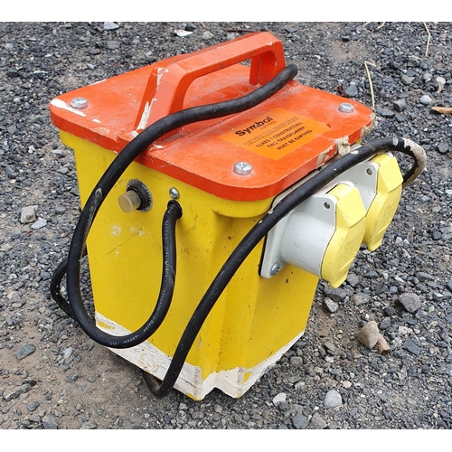 352 - A metalworker's Toolbox along with a portable construction Transformer.