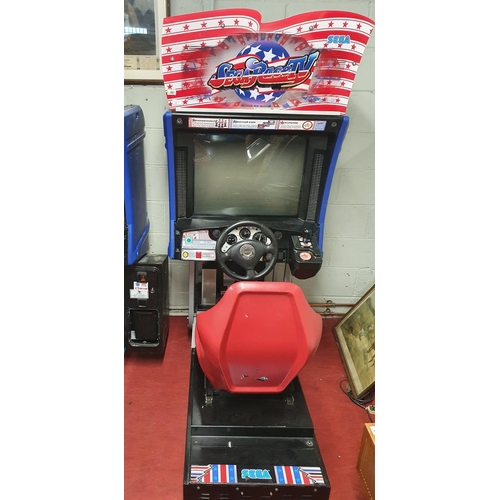 17 - 'Sega Race TV' Arcade Machine. Please note all arcade machines are sold as seen and not subject to a... 