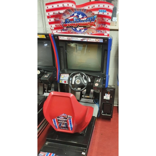 18 - 'Sega Race TV' Arcade Machine. Please note all arcade machines are sold as seen and not subject to a... 