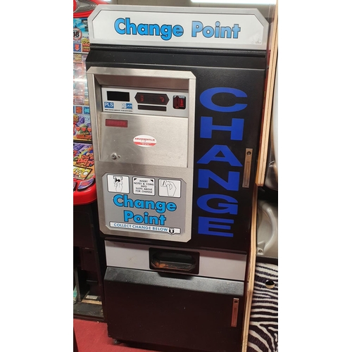 21 - Change Point Machine. Not powering up. Please note all arcade machines are sold as seen and not subj... 