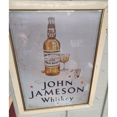 8 - A 'John Jameson Whiskey' Print. 53W x 68H cms approx.