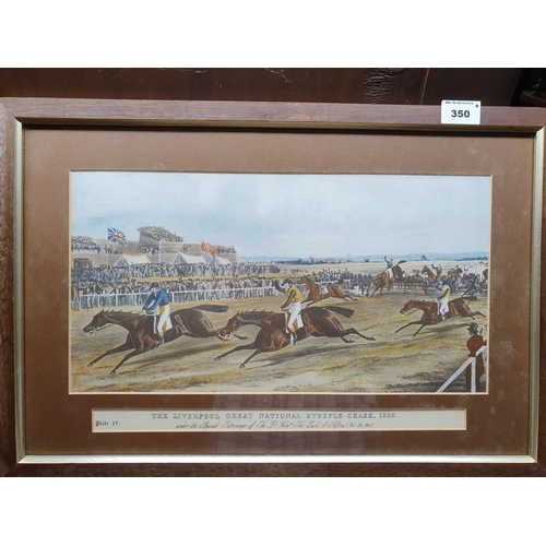 350 - A good selection of 19th Century and later coloured Hunting scenes.