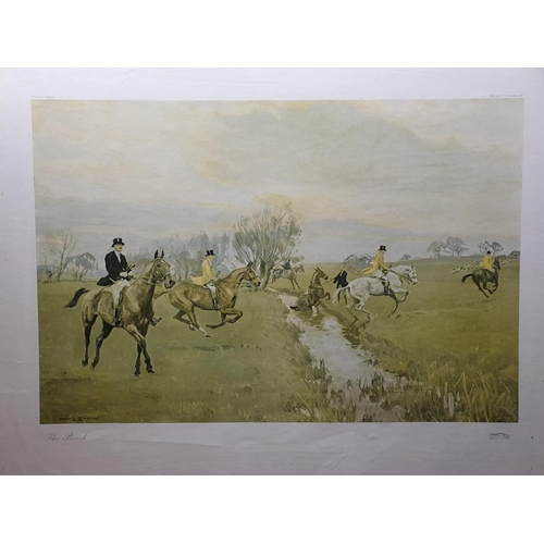 350 - A good selection of 19th Century and later coloured Hunting scenes.