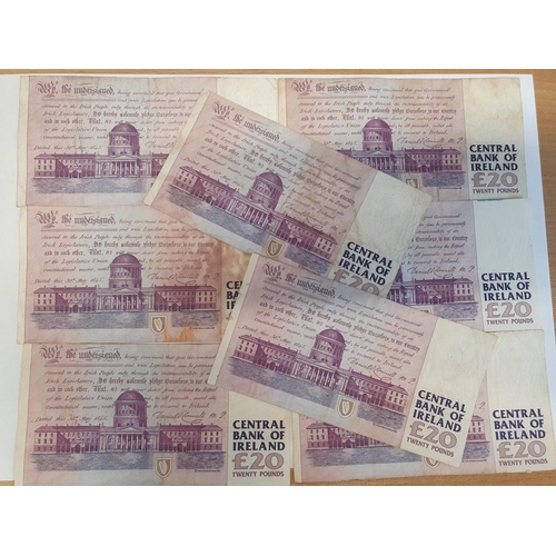 330b - 8 x £20 C Series featuring Daniel O' Connell.