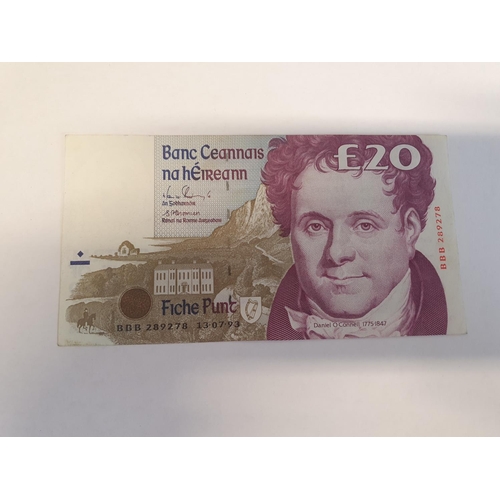 330c - C Series Replacement BBB ABT UNC 1993 £20 featuring Daniel O' Connell.