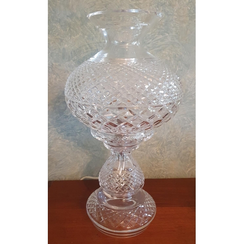 158 - A good Waterford crystal Lamp. 48 cm high.