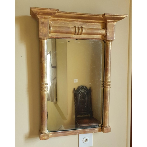 246 - A good Regency Timber Gilt Mirror. H58 x D8 x W45cm approx.