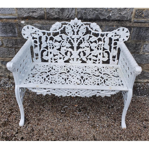 778 - A Fabulous pair of Colebrookdale style Cast Iron Benches. H94 x D68 x W146cm approx.