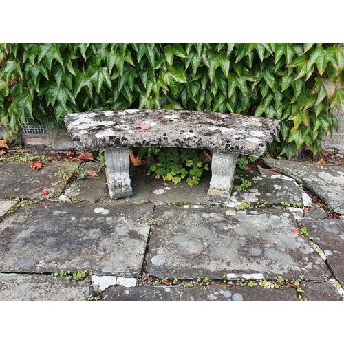 782 - A good pair of Stone Seats.