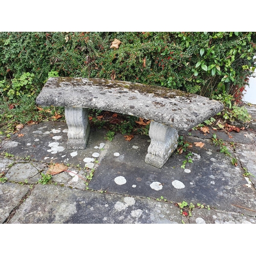 782 - A good pair of Stone Seats.