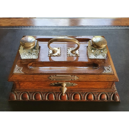 162 - A modern Mahogany two drawer Side Table on turned reeded supports. 99 x 42 x H 75 cms approx.