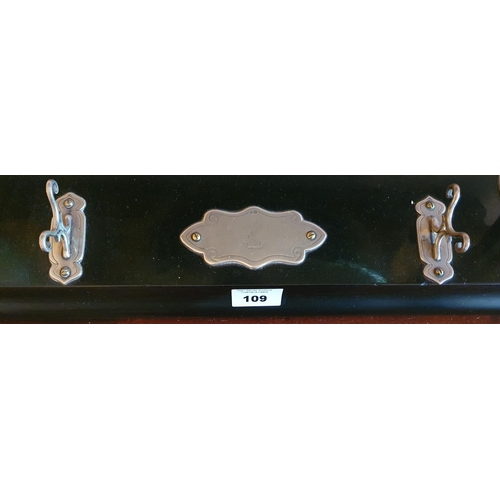 109 - A really good 19th Century Silver mounted Dinner Gong with Ivory supports. Please note A CITES certi... 