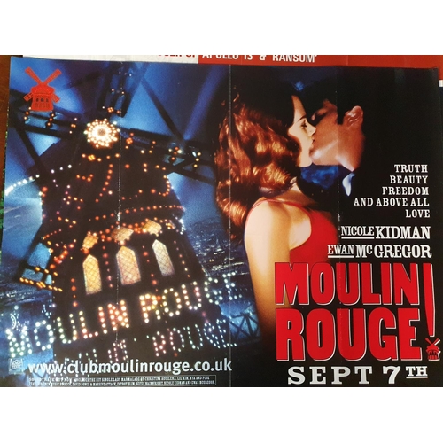 56 - A good selection of Movie Posters to include Moulin Rouge x 2, The Master of Disguise, Mighty Joe, M... 