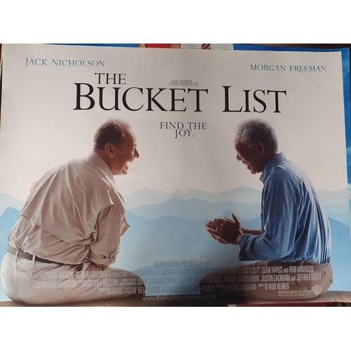 135 - A good selection of Movie Posters to include The Bucket List, Bewitched, Black Hawk Down, Blueberry,... 