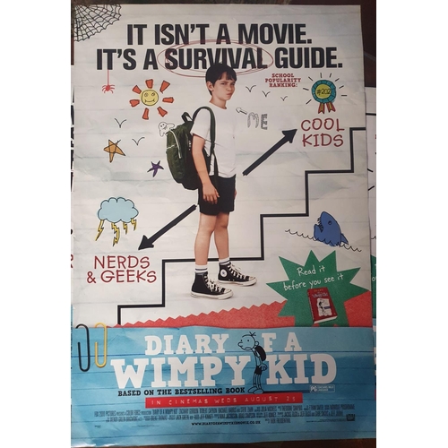 424 - A good selection of Movie Posters to include Diary of  Whimpy Kid 2,Dance Flick, Diary of a Whimpy K... 