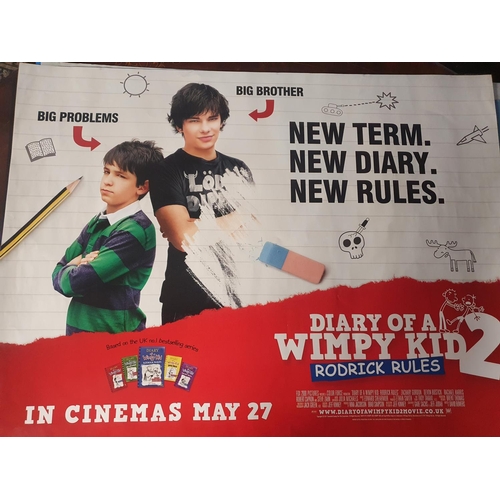 424 - A good selection of Movie Posters to include Diary of  Whimpy Kid 2,Dance Flick, Diary of a Whimpy K... 