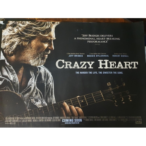 435 - A good selection of Movie Posters to include Crazy Heart, Case 39, City of Angels, Cemetery Junction... 