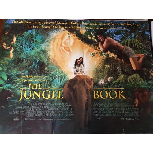 448 - A good selection of Movie Posters to include Jimmy Neutron Boy Genius, The Jungle Book, Number two, ... 