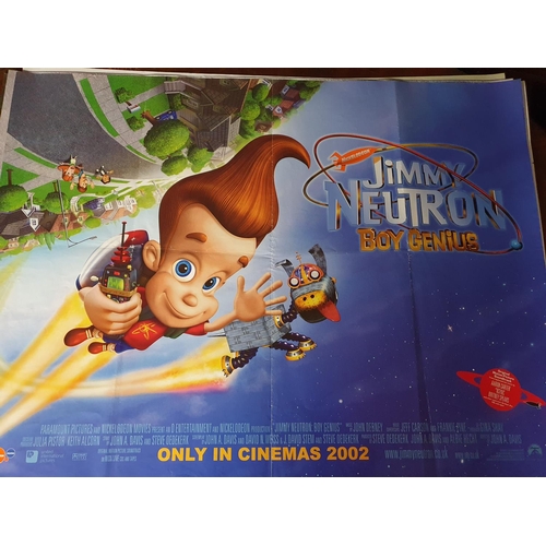 448 - A good selection of Movie Posters to include Jimmy Neutron Boy Genius, The Jungle Book, Number two, ... 