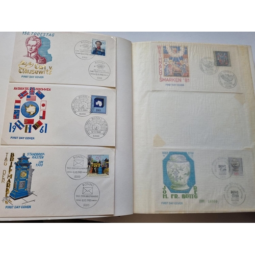 60 - A Stock Book of German First Day Covers.