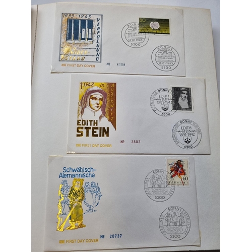 60 - A Stock Book of German First Day Covers.