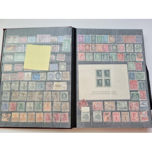 62 - A Stock Book of Irish and German Stamps also to include First Day Covers and others.