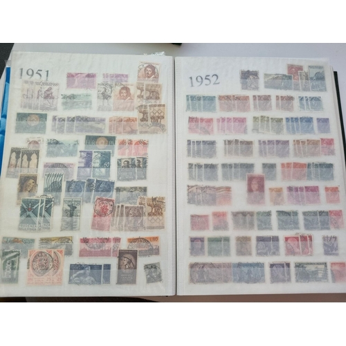 66 - A quantity of Italian Stamps in two Stock Books.