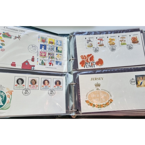 68 - Two good Folders of Channel Island First Day Covers.