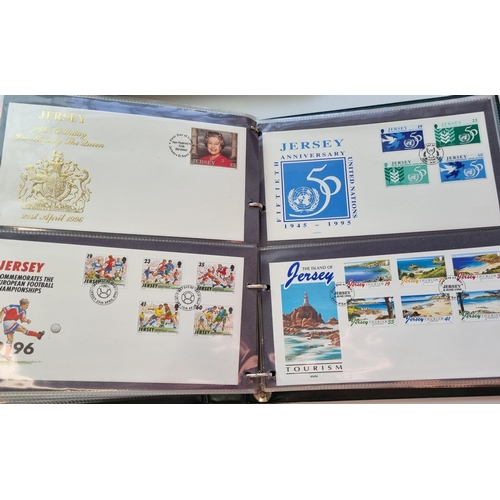 68 - Two good Folders of Channel Island First Day Covers.