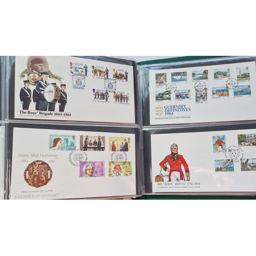 68 - Two good Folders of Channel Island First Day Covers.