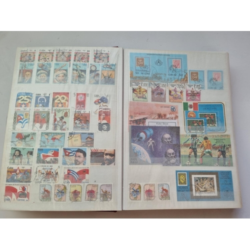 69 - A good selection of Cuban Stamps in a Stock Book.