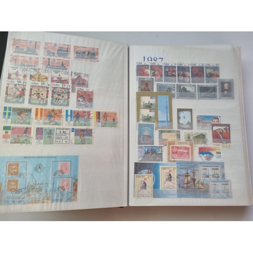 69 - A good selection of Cuban Stamps in a Stock Book.