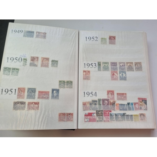 70 - A Stock Book of Denmark Stamps.